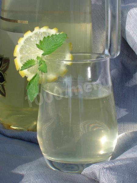 Лимонний тонізуючий напій рецепт з фото покроково 