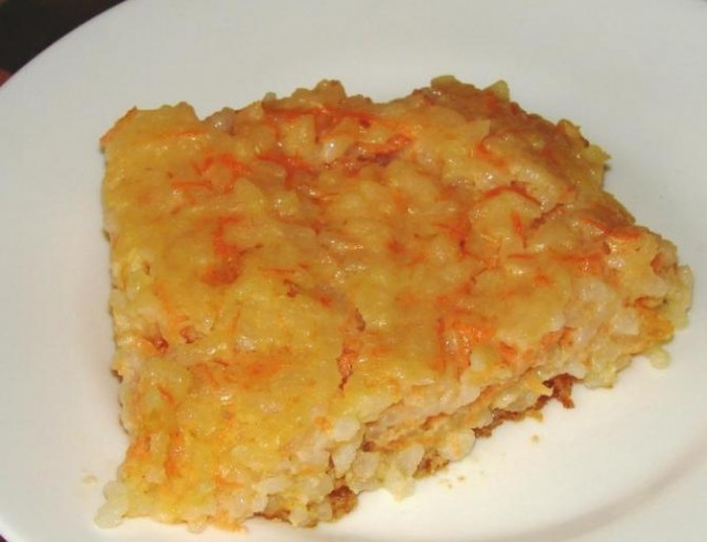 Рисово-морквяна каша-крупенік з курагою рецепт з фото покроково 