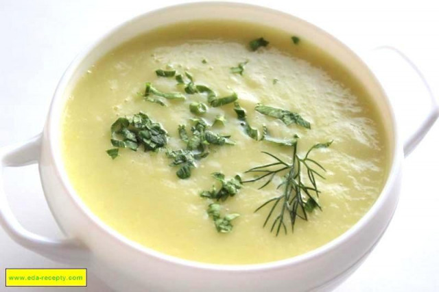 Кабачкове пюре-суп рецепт з фото покроково 