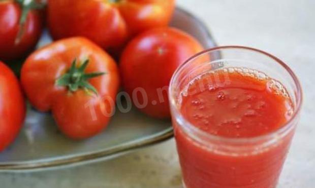 Домашній томатний сік рецепт з фото
