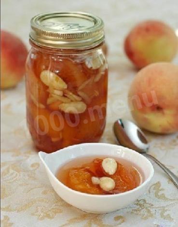 Варення з персиків з мигдалем рецепт з фото 