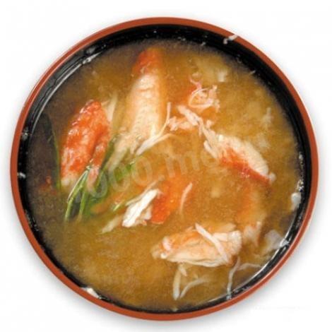 Японський суп з крабами і яйцями рецепт з фото 