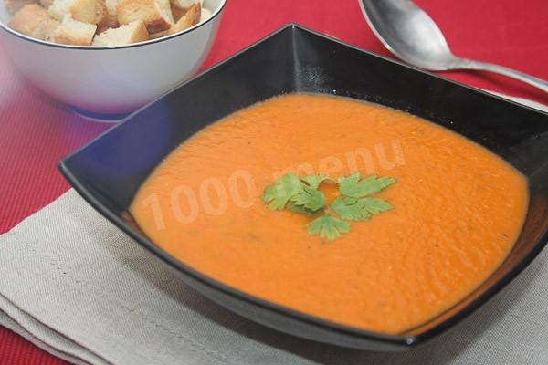 Суп пюре з помідорами рецепт з фото 