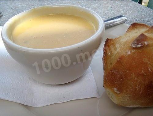 Суп з плавленими сирками і пивом рецепт з фото 