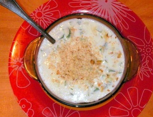 Холодний огірковий суп з йогуртом рецепт з фото покроково 