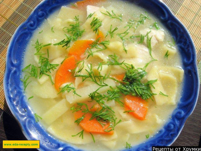 Суп з локшиною - токмач рецепт з фото покроково 