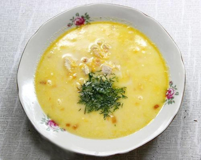Кукурудзяний суп пюре з куркою мексиканський рецепт з фото покроково 