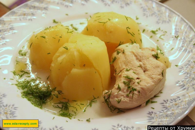 Картопля з куркою по-голландськи рецепт з фото покроково 