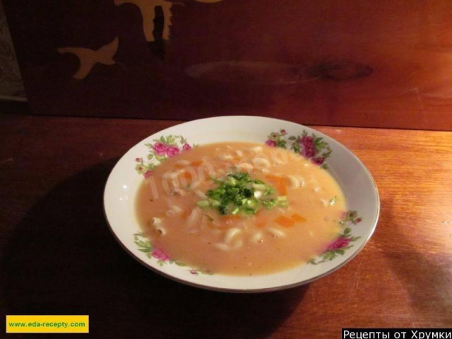Польський томатний суп з макаронами рецепт з фото покроково 