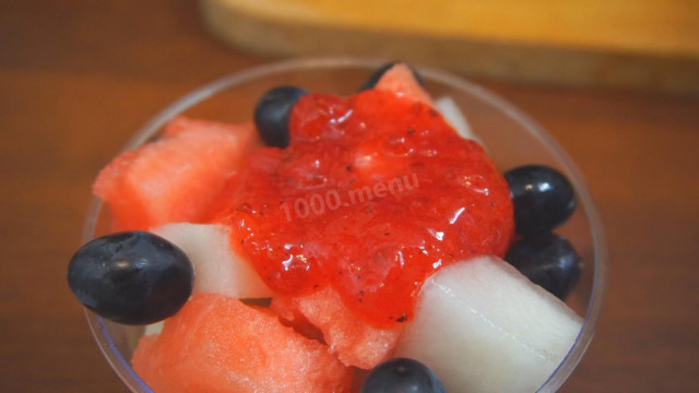 Салат фруктово ягідне задоволення рецепт з фото покроково і відео 