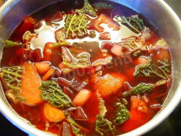 Борщ холодний Костромської рецепт з фото 