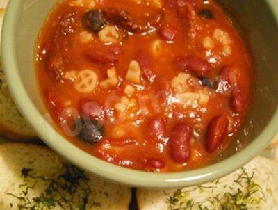 Арабський томатний суп з квасолею рецепт з фото 