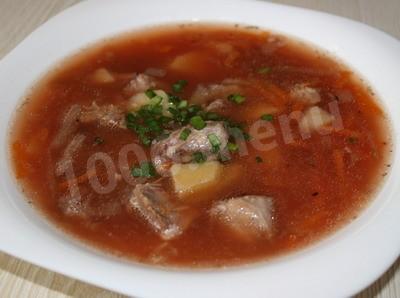 Суп з бичачих хвостів по-староанглійськи рецепт з фото 