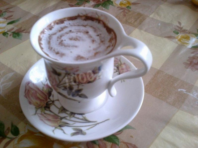 Домашній кавовий напій з шоколадом і вершками рецепт з фото крок за кроком 