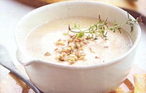 Грибний крем-суп з часниковими грінками рецепт з фото 