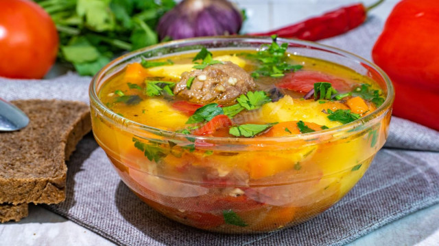 Суп-шурпа з бараниною і овочами зі спеціями рецепт з фото покроково і відео 