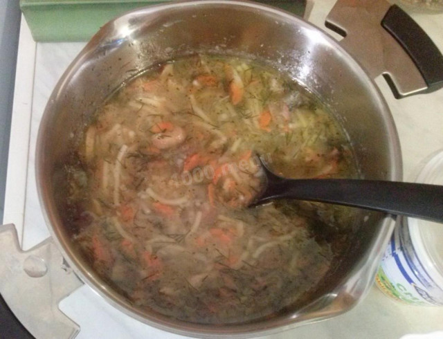 Суп з красноголовців з локшиною рецепт з фото покроково і відео 