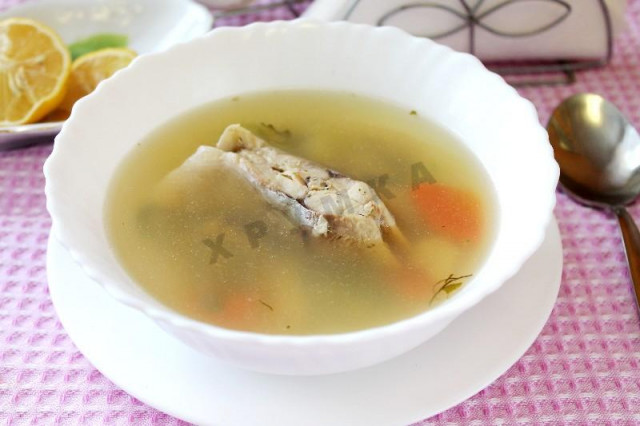 Рибний суп з карасів з селерою рецепт з фото покроково