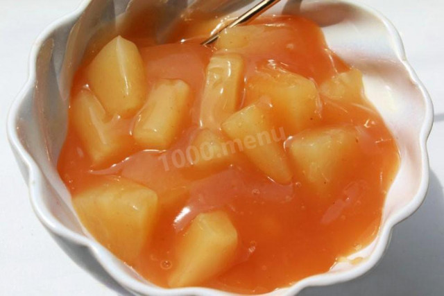 Соус з апельсиновим соком ананасами і томатною пастою рецепт з фото покроково 