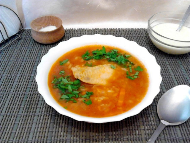 Суп Харчо з курячими крильцями і картоплею рецепт з фото покроково 