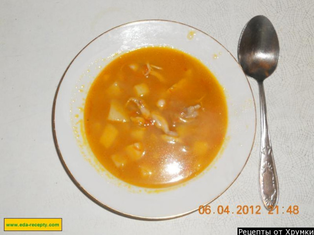 Суп з білою квасолею консервованої і морквою рецепт з фото покроково 
