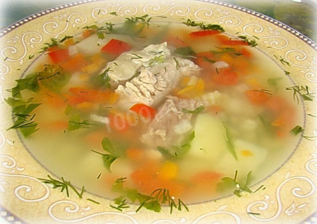 Картопляний суп з м'ясом яловичини і селерою рецепт з фото крок за кроком 