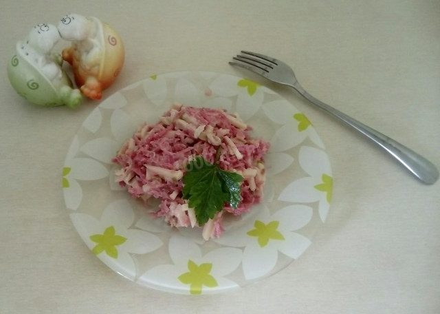 Легкий салат з брукви і курки рецепт з фото покроково 