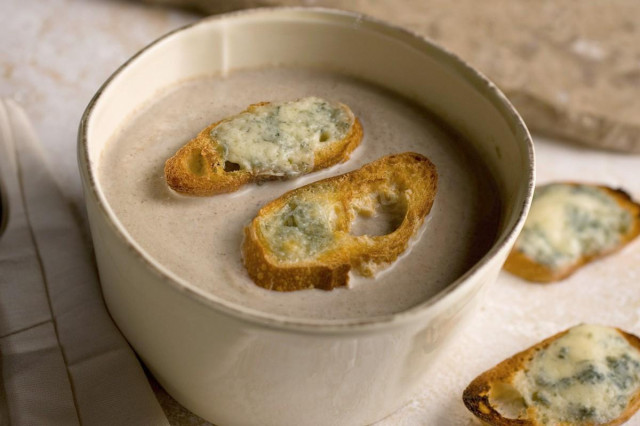 Сирний суп з білими грибами рецепт з фото 