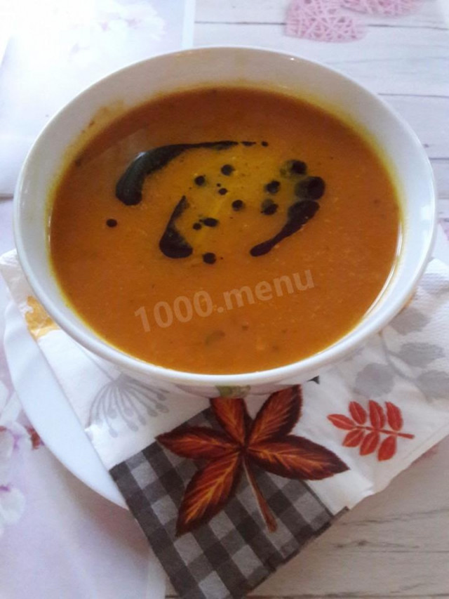Морквяно гарбузовий суп рецепт з фото 