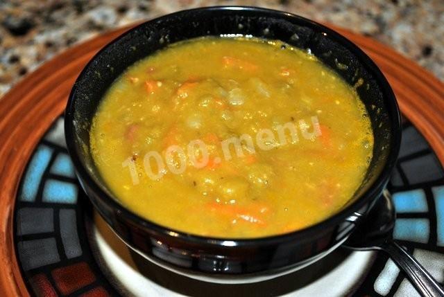 Гороховий суп пюре в мультиварці з базиліком і без м'яса рецепт з фото покроково 
