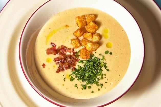 Гороховий крем суп з беконом рецепт з фото покроково 