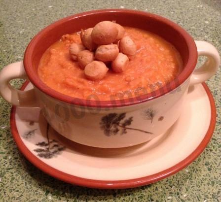 Суп-пюре з нуту і томатів рецепт з фото покроково 