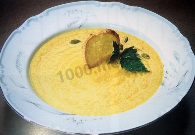 Ніжний гарбузовий крем-суп для гурманів рецепт з фото 