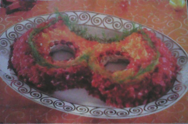 Салат маскарадна маска рецепт з фото 