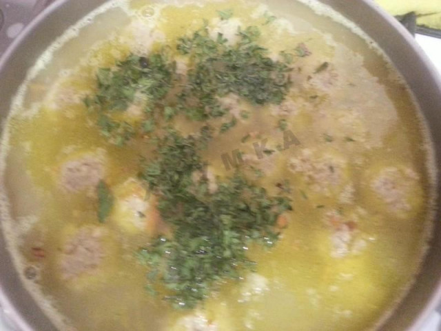 Суп з курячим фаршем і сочевицею рецепт з фото покроково 