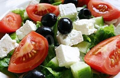 Салат овочевий з маслинами рецепт з фото 