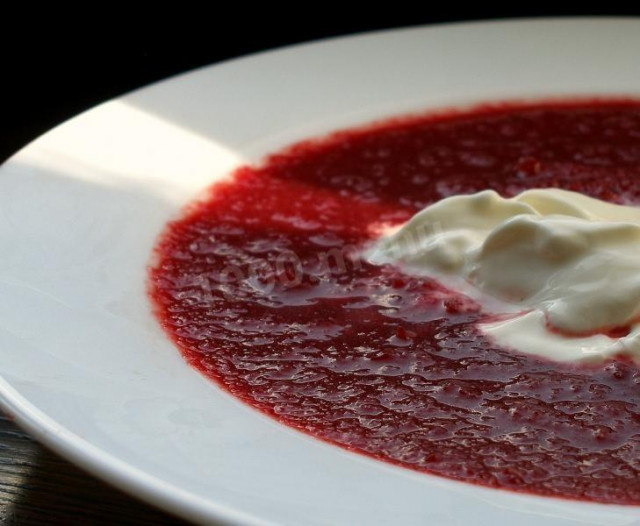 Буряковий пісний крем-суп рецепт з фото покроково 