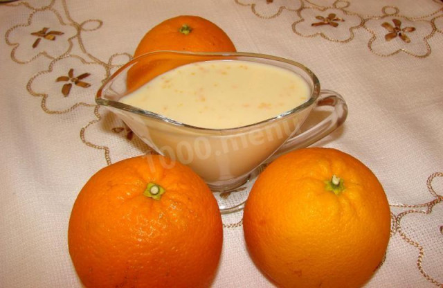 Англійська апельсиновий крем рецепт з фото покроково
