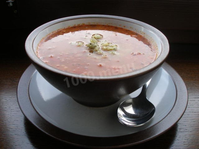 Суп гречаний з томатами рецепт з фото покроково 