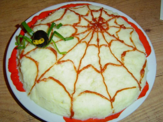 Картопляне пюре павучки рецепт з фото покроково 