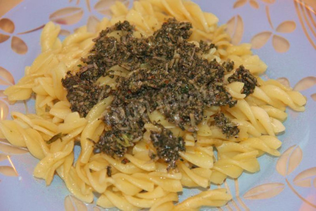 Горіхово сирний соус для макаронів рецепт з фото покроково 