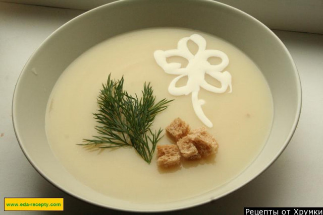 Суп пюре з цвітної капусти швидко і смачно рецепт з фото покроково 