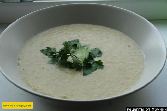 Кабачковий суп пюре рецепт з фото покроково 