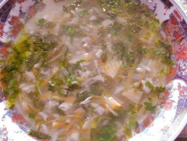Суп для дітей з курки з рисом і ріпою рецепт з фото покроково 