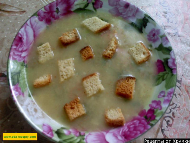 Суп пюре з картоплі з грінками по японськи рецепт з фото покроково 