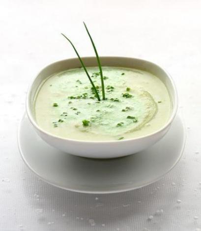 Кубинський суп з цвітної капусти з сирним соусом рецепт з фото 
