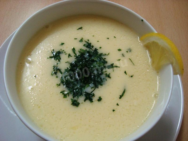 Грецький курячий крем суп Авголемоно рецепт з фото покроково 
