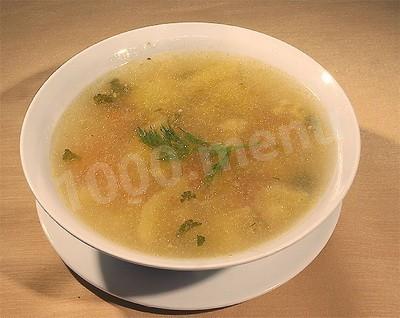 Картопляний суп на баранячому бульйоні з тархуном рецепт з фото 