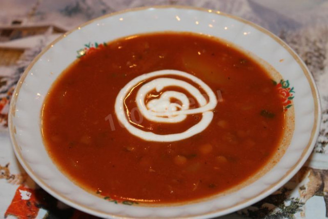 Грузинський вегетаріанський сочевичний суп рецепт з фото покроково 