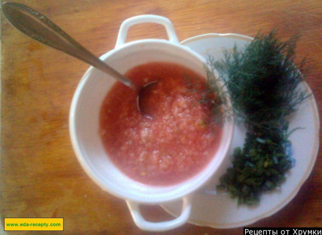 Томатний суп гаспачо класичний рецепт з фото покроково 